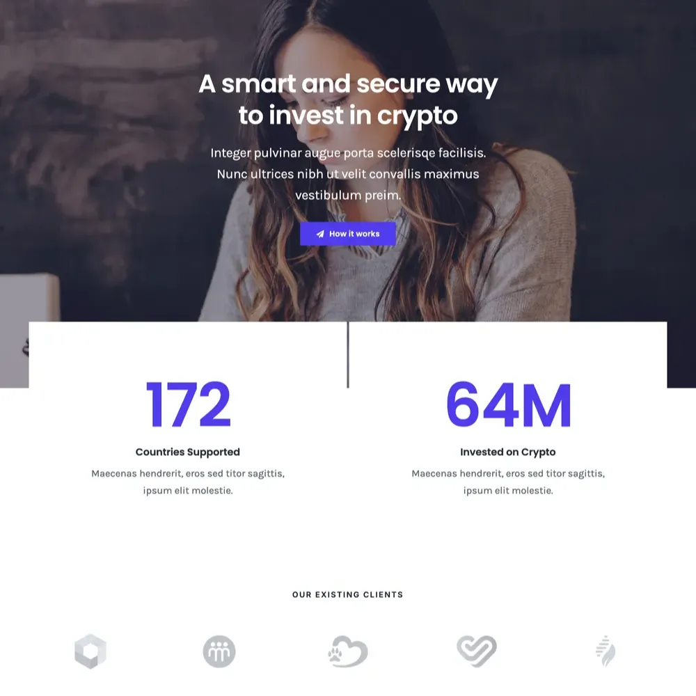 Cryptocurrency Website Design with Free VPS Web Hosting