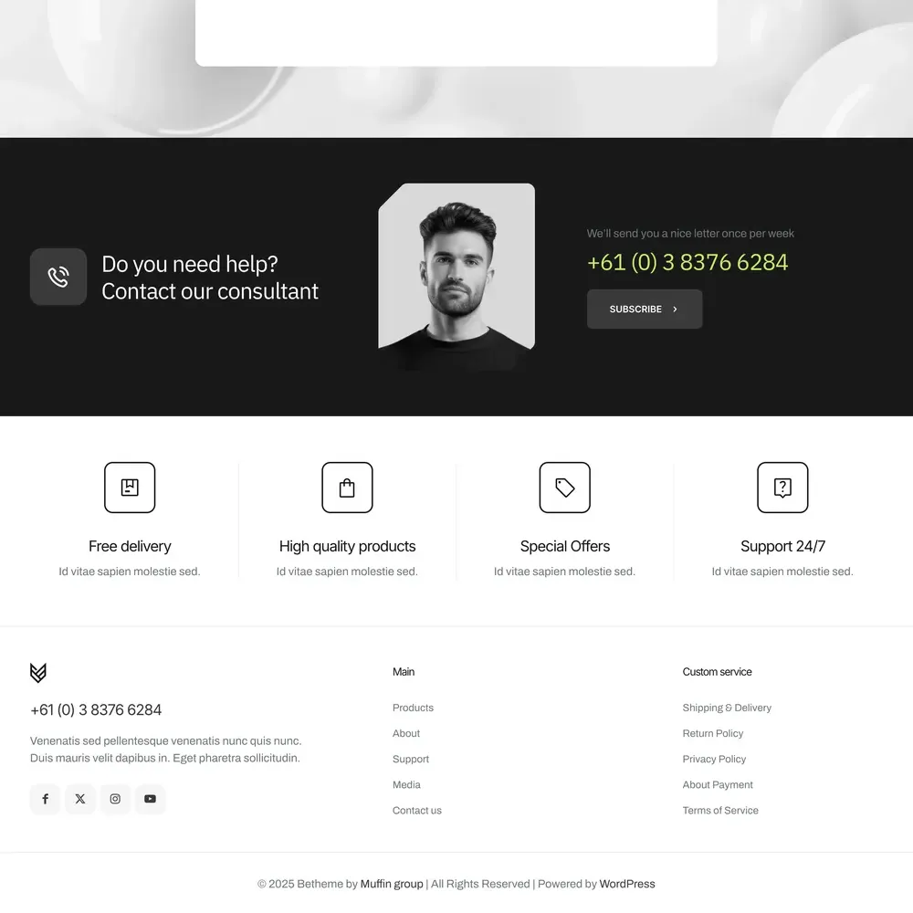 Detailing Shop Website Design with Free Web Hosting