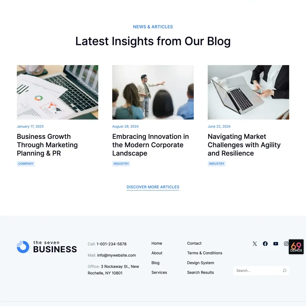 Digital Business Website Design with Free VPS Web Hosting