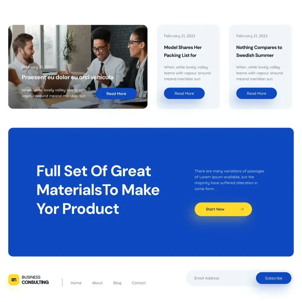 Digital Consulting Website Design with Free VPS Web Hosting