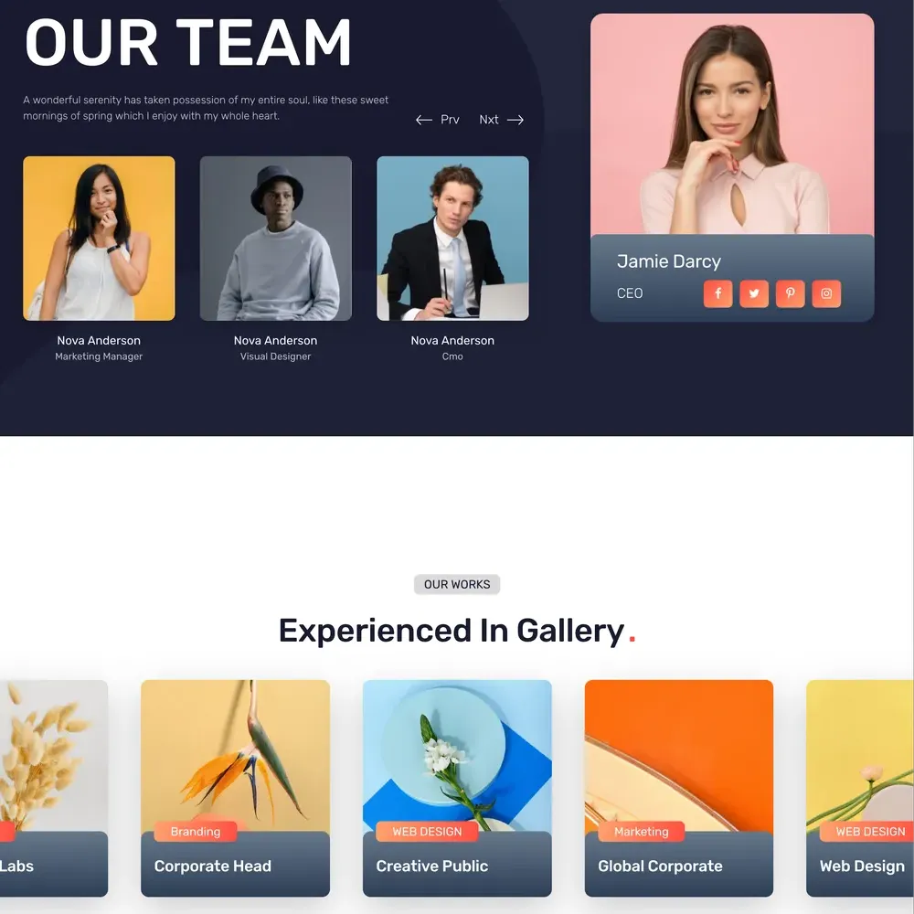 Digital Corporate Website Design with Free VPS Web Hosting