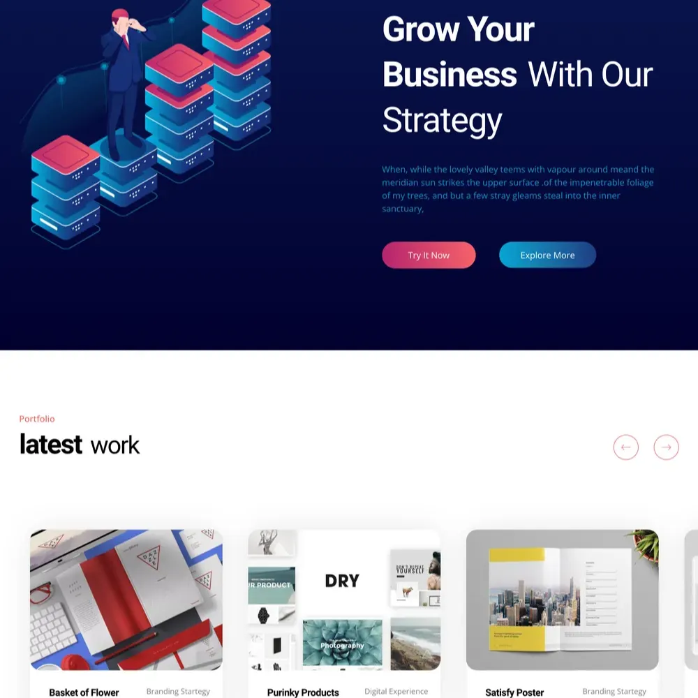 Digital Technology Website Design with Free VPS Web Hosting