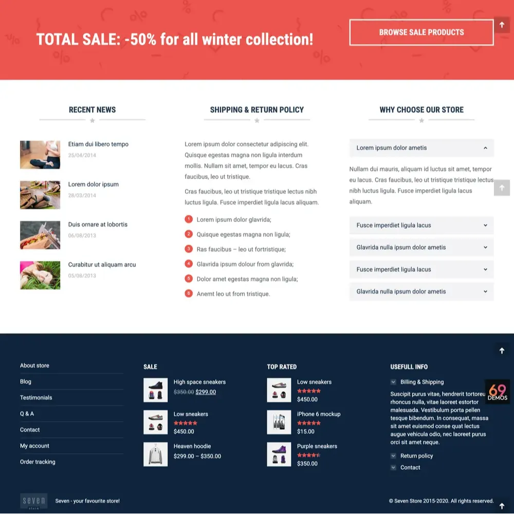 Fashion House Website Design with Free VPS Web Hosting
