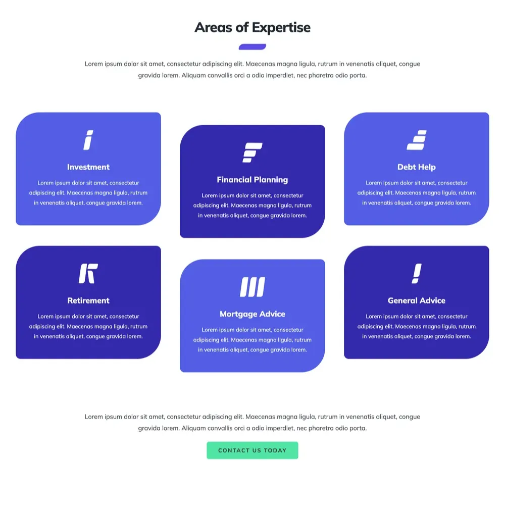 Financial Planning Website Design with Free VPS Web Hosting