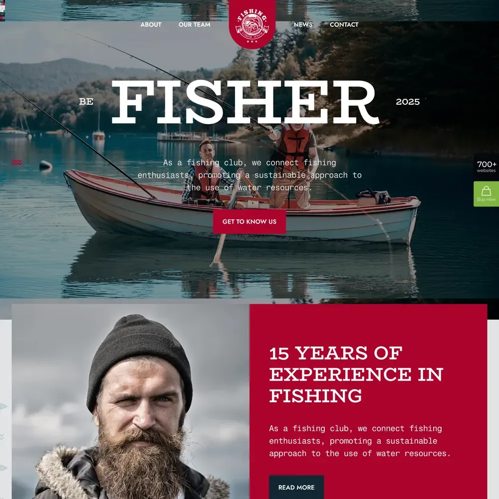 Fisher Website Design with Free VPS Web Hosting