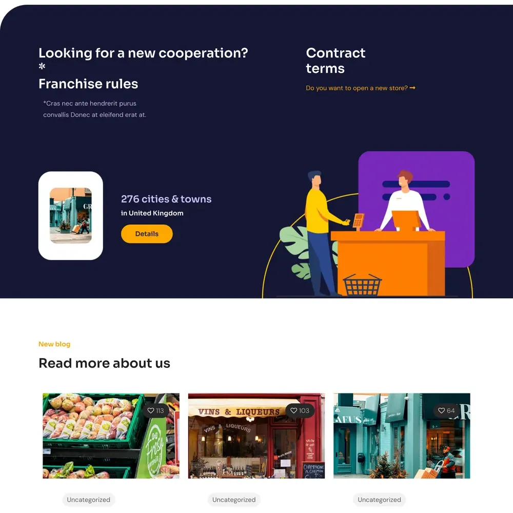 Franchise Website Design with Free Web Hosting