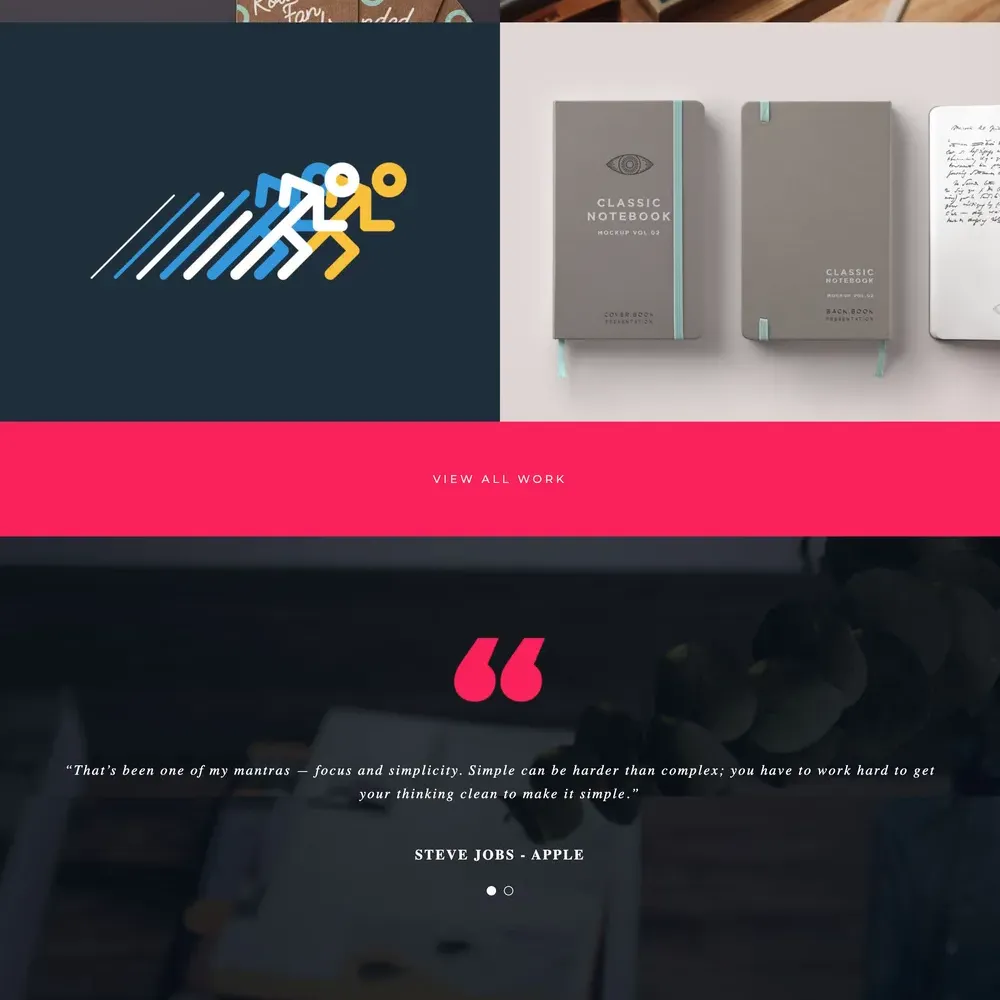 Graphic Designer Website Design with Free VPS Web Hosting