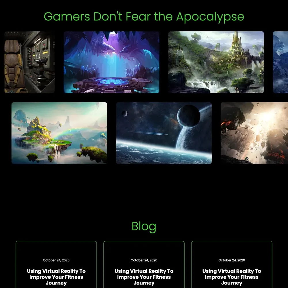 Gaming Shop Website Design with Free VPS Web Hosting