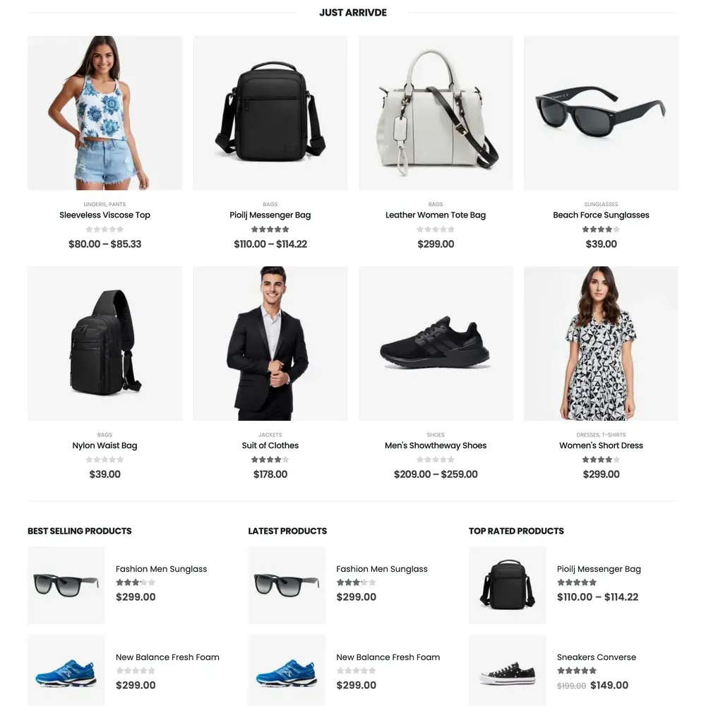 Garment Store Website Design with Free VPS Web Hosting