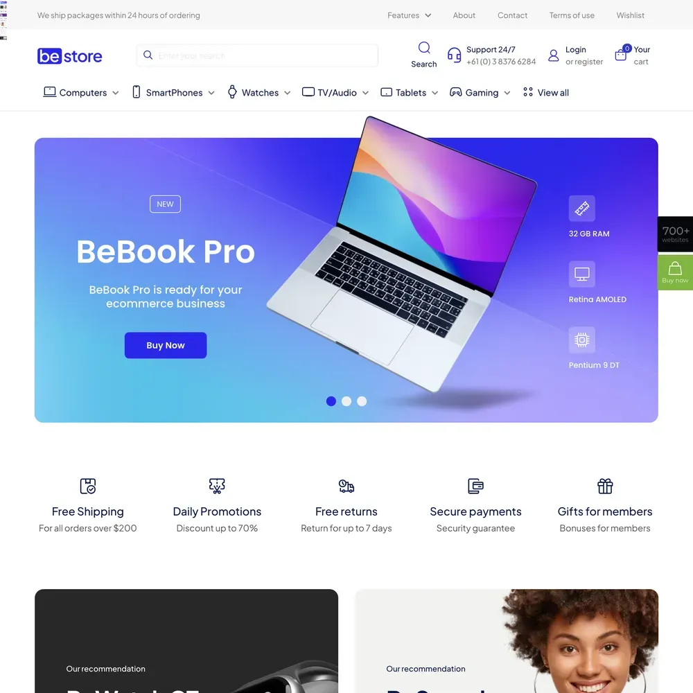 Geek Store Website Design with Free VPS Web Hosting