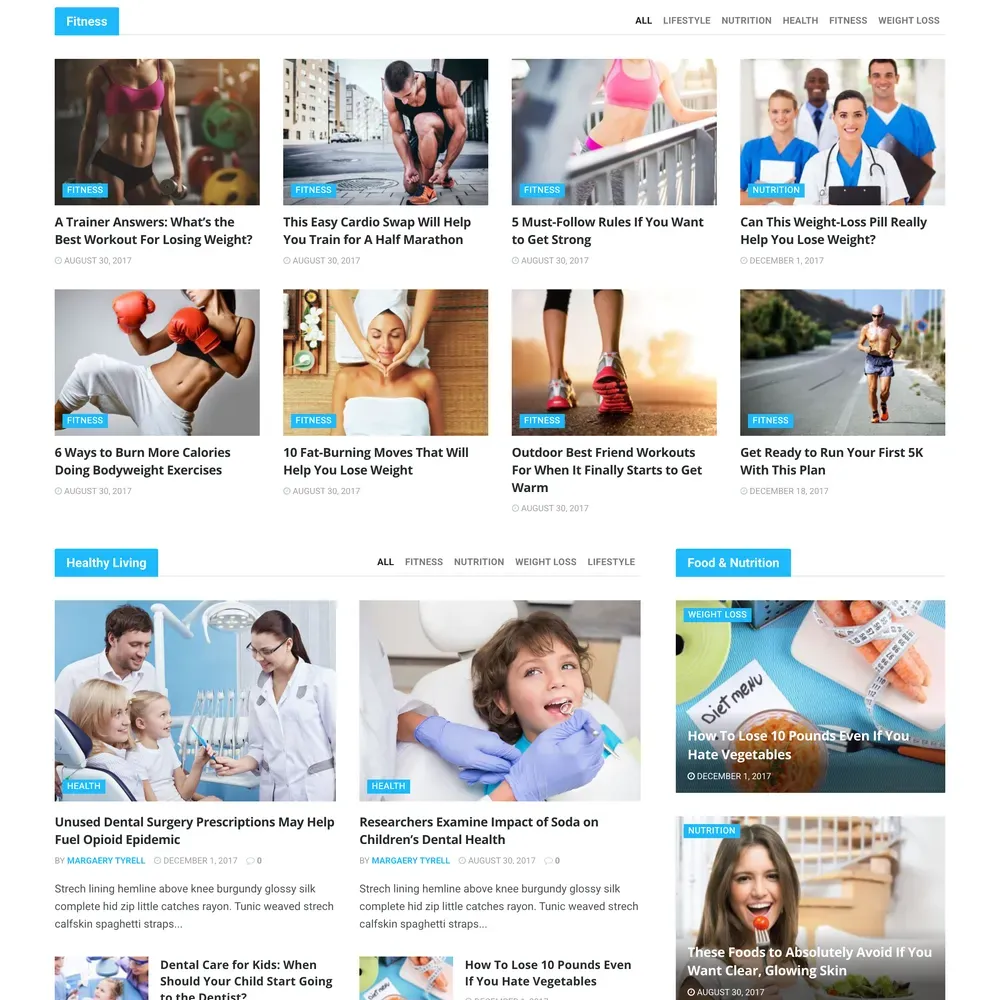 Health News Website Design with Free VPS Web Hosting (1)