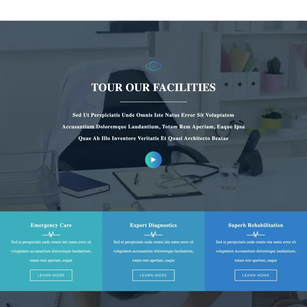 Doctor Appointments Website Design with Free VPS Web Hosting