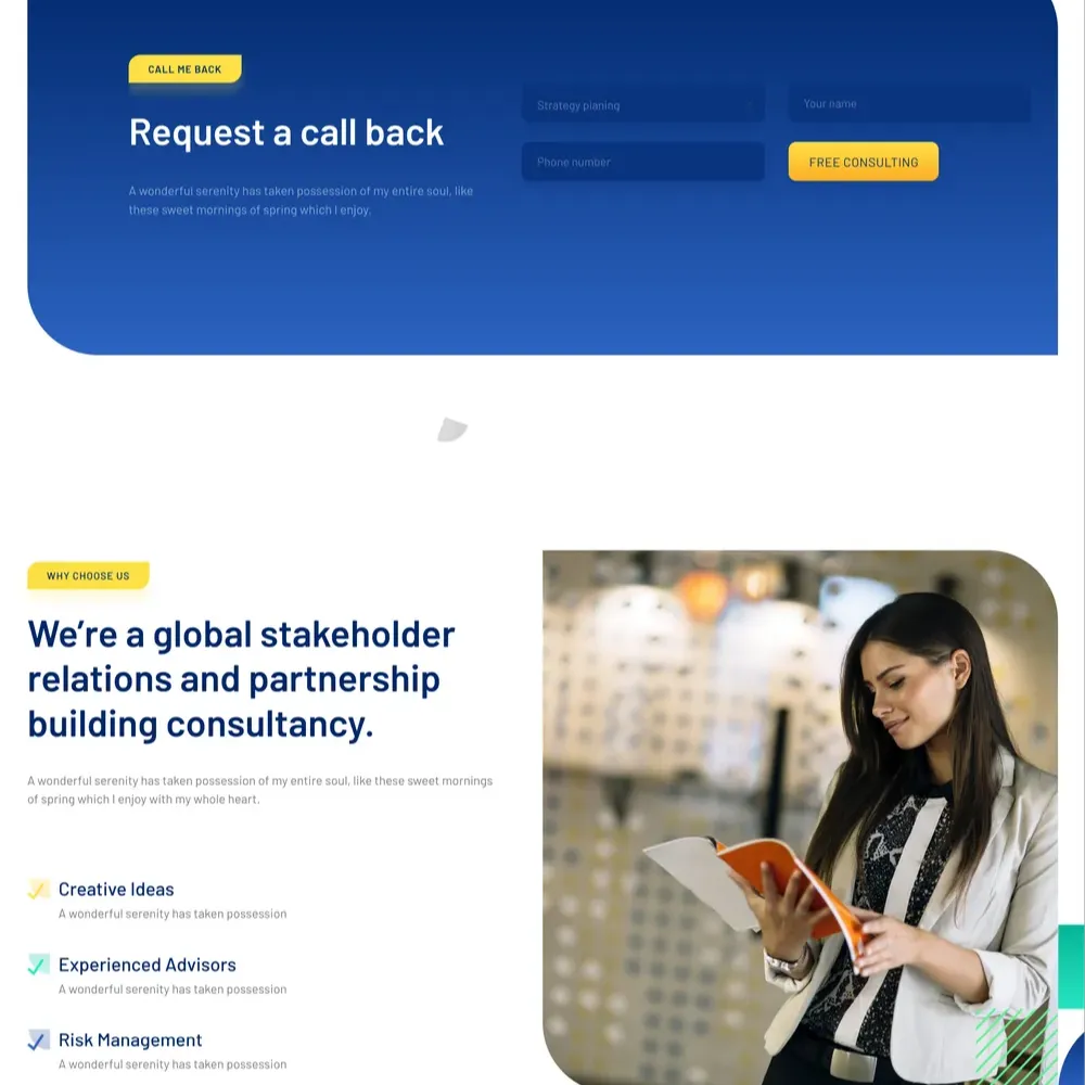IT Consulting Website Design with Free VPS Web Hosting