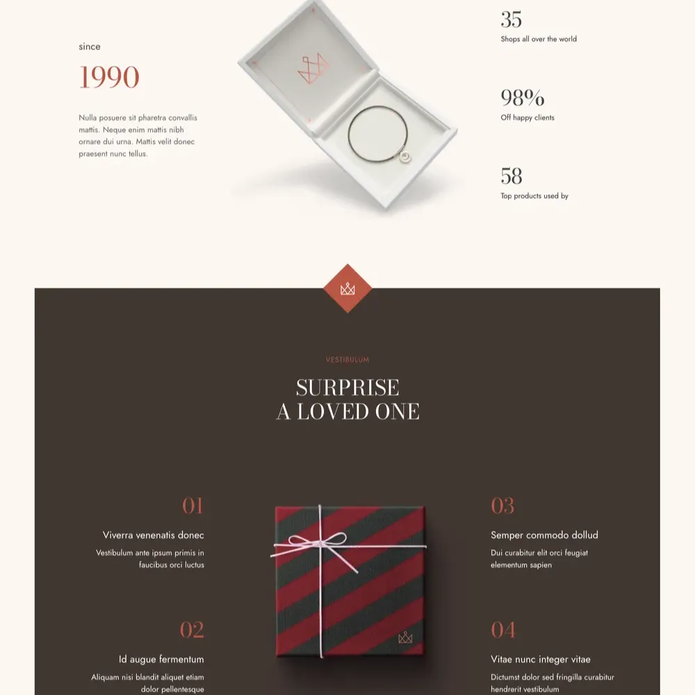 Jewellery Website Design with Free Web Hosting