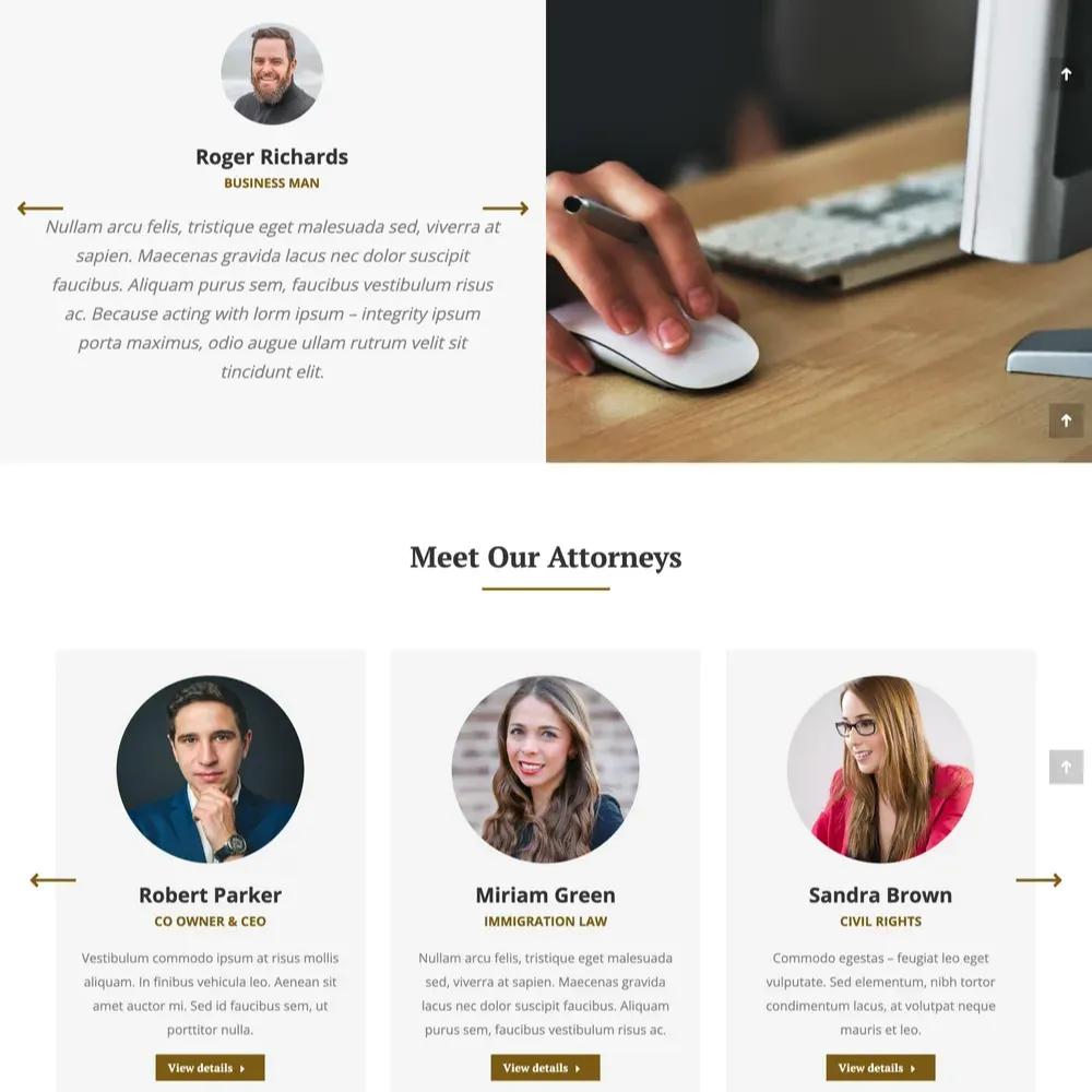 Law Firm Website Design with Free VPS Web Hosting