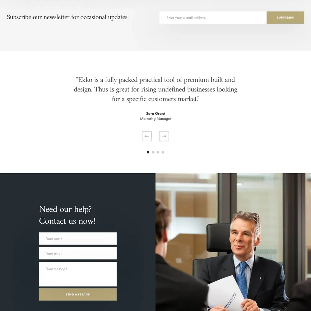 Lawyer Website Design with Free VPS Web Hosting