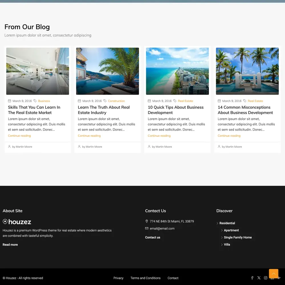 Local Real Estate Website Design with Free VPS Web Hosting