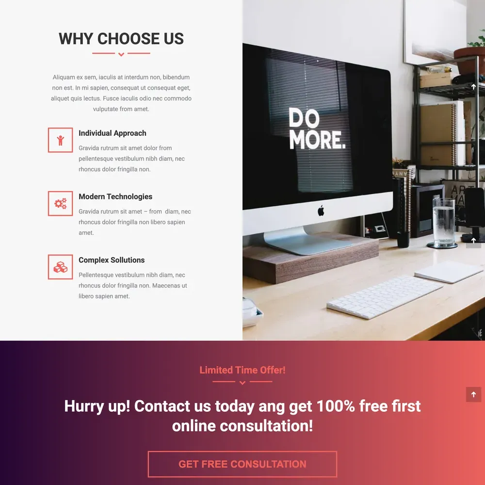 Modern Agency Website Design with Free VPS Web Hosting
