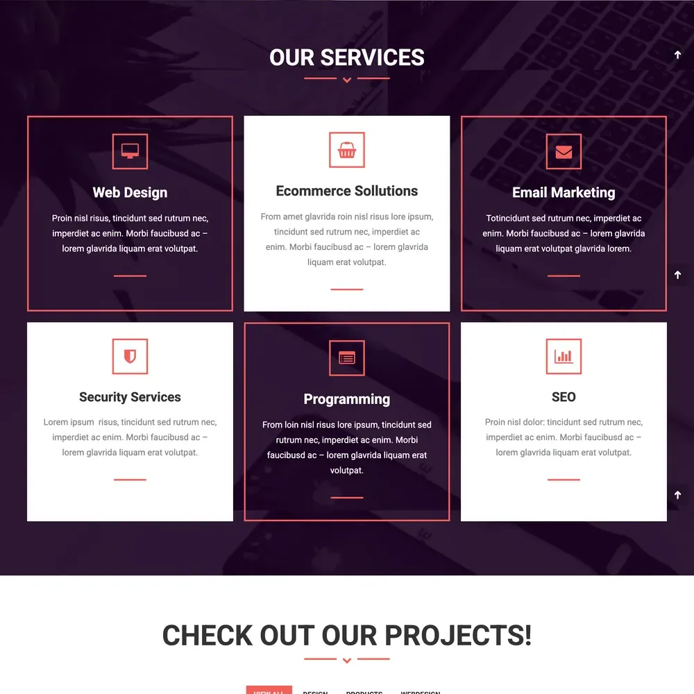 Modern Agency Website Design with Free VPS Web Hosting