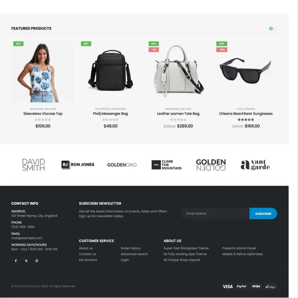 Multi-Category Store Website Design with Free VPS Web Hosting