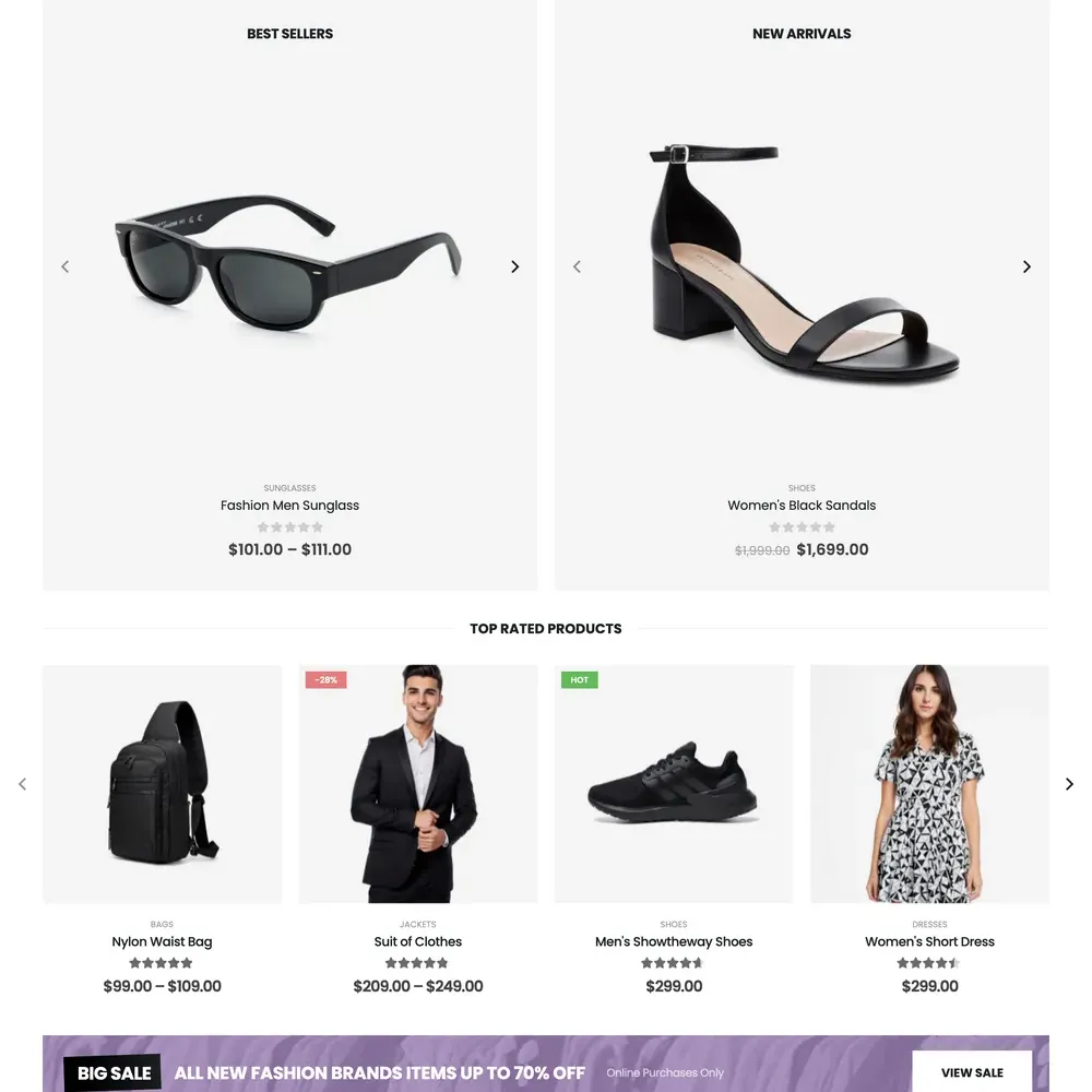 One-Stop Store Website Design with Free VPS Web Hosting