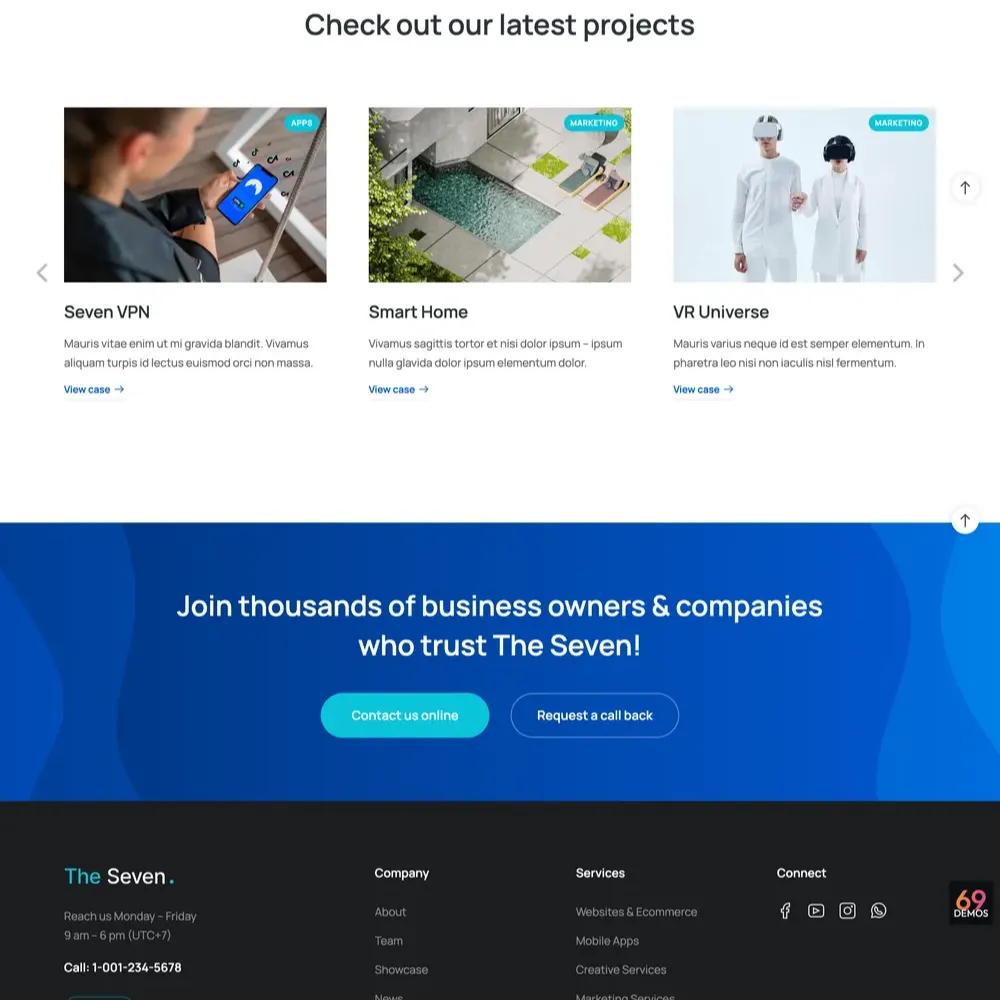 Online Business Website Design with Free VPS Web Hosting