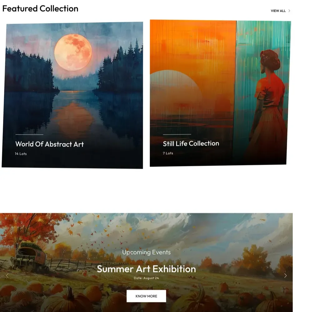 Painting Studio Website Design with Free Web Hosting