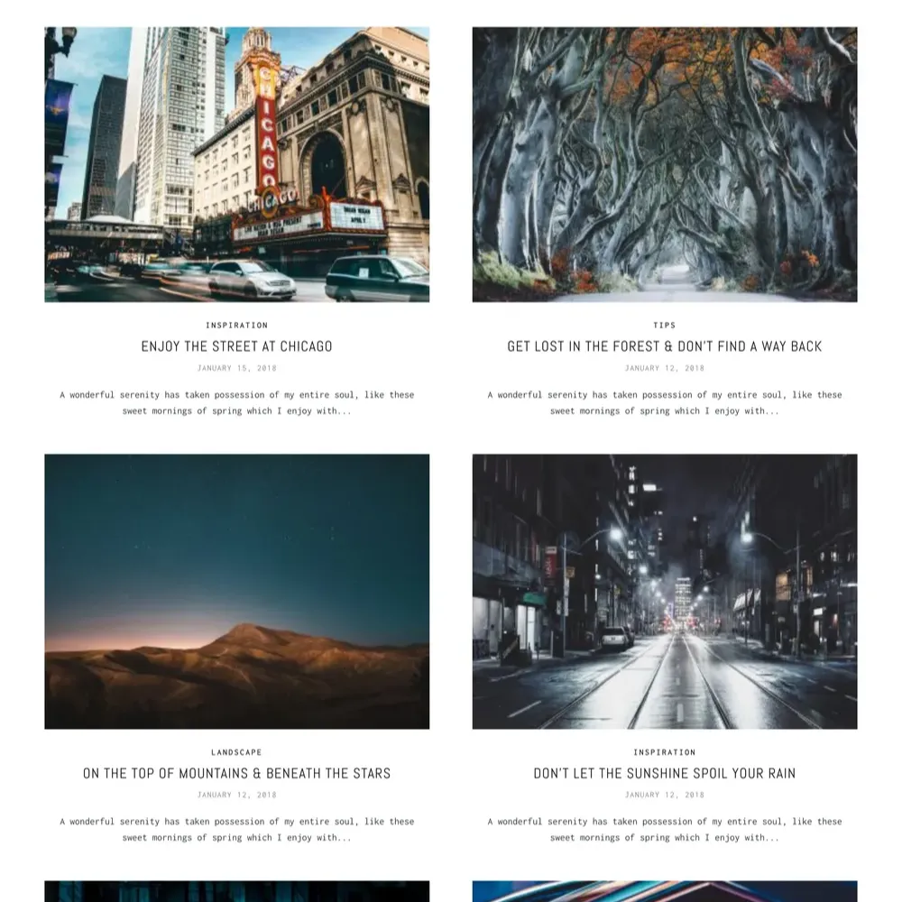 Photography News Website Design with Free VPS Web Hosting