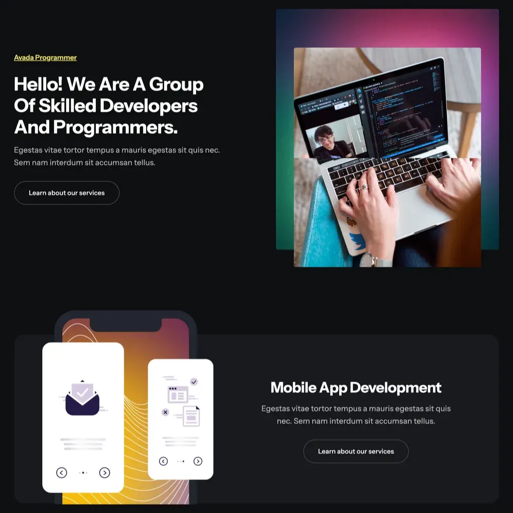 Programmer Website Design with Free VPS Web Hosting