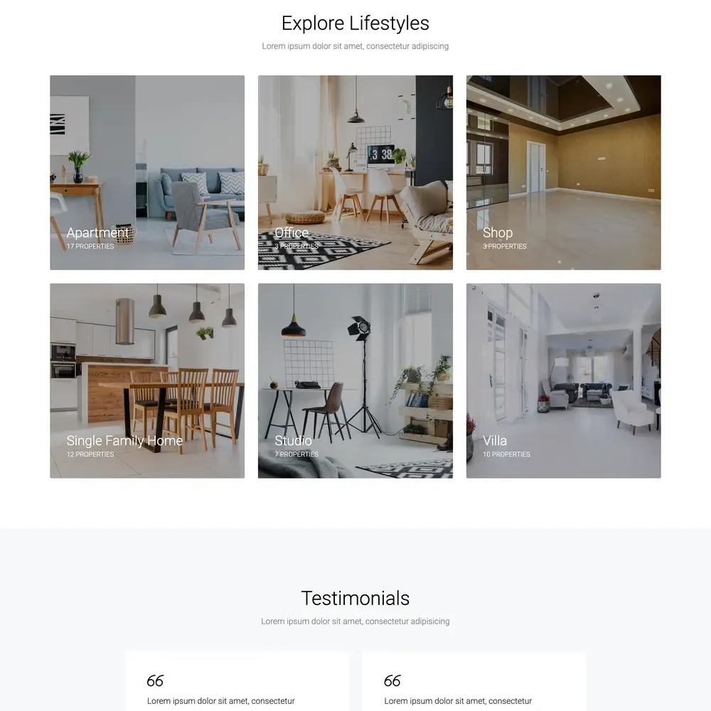 Property Firm Website Design with Free VPS Web Hosting