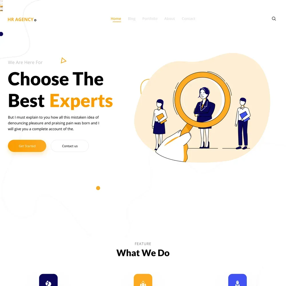 Recruitment Agency Website Design with Free VPS Web Hosting