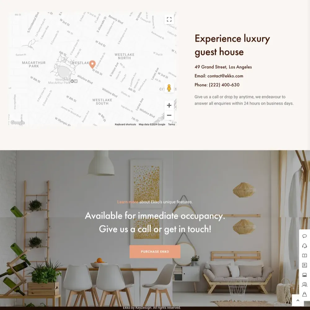 Home Decor Website Design with Free VPS Web Hosting