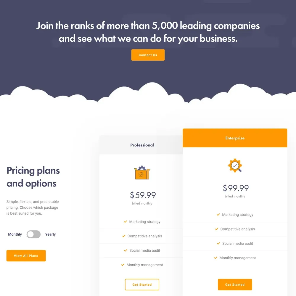 Online Marketing Website Design with Free VPS Web Hosting