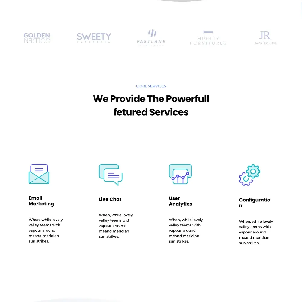 SaaS App Website Design with Free VPS Web Hosting