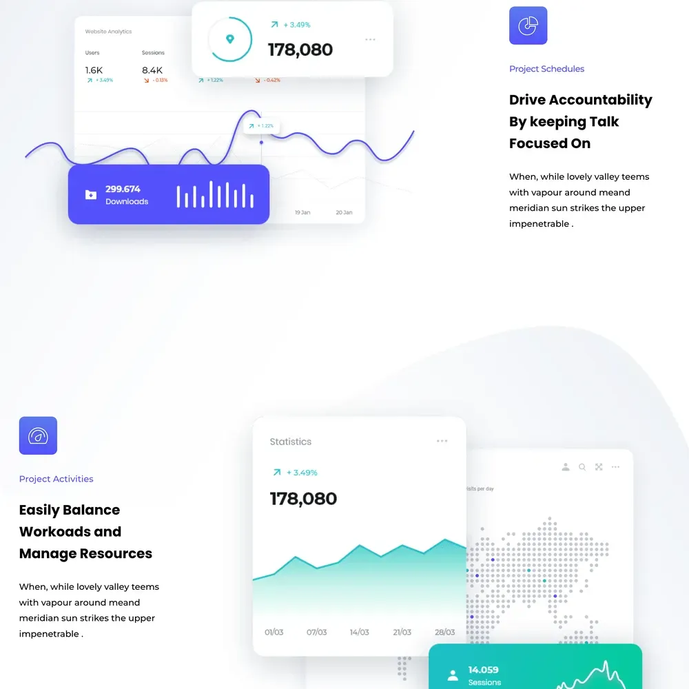 SaaS App Website Design with Free VPS Web Hosting