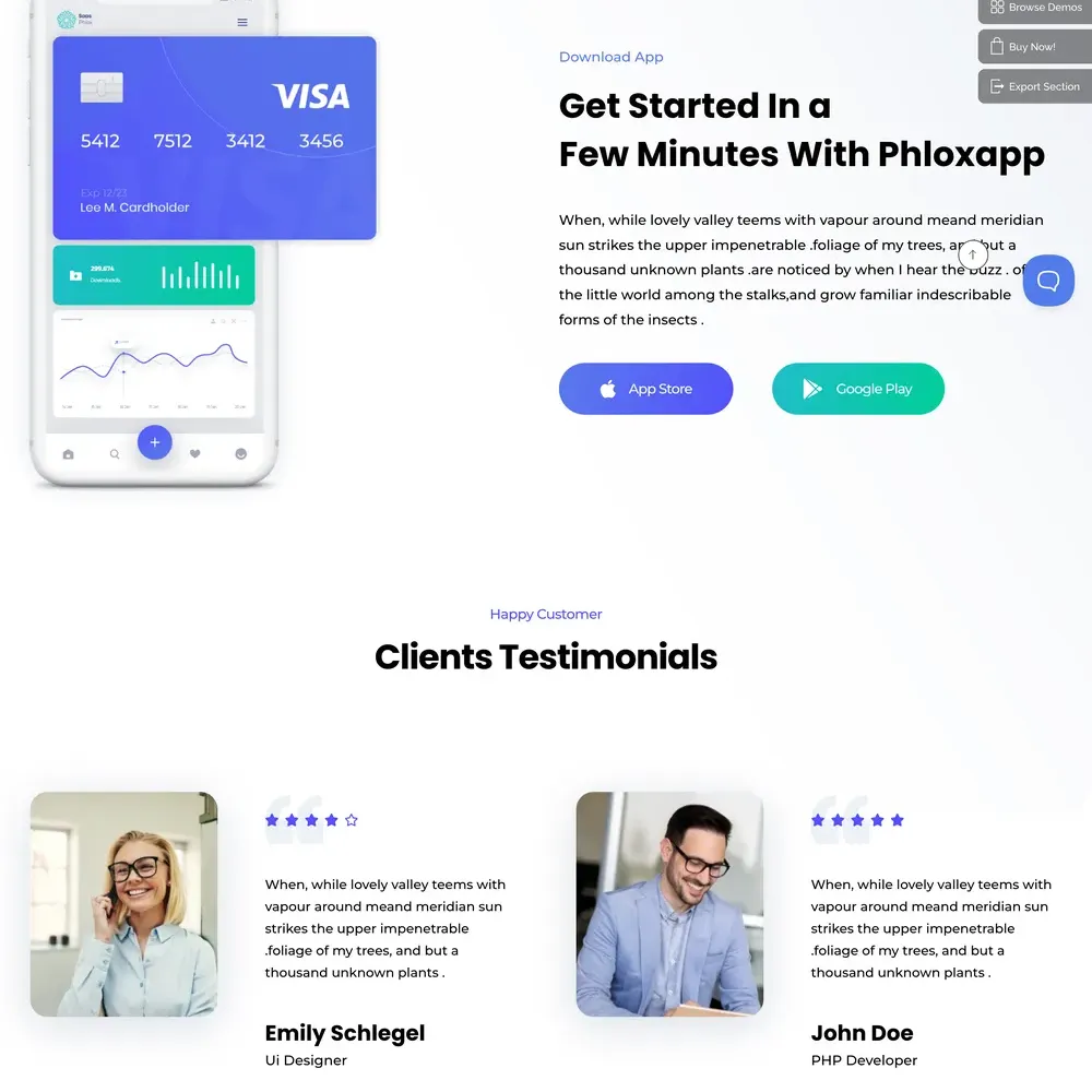 SaaS App Website Design with Free VPS Web Hosting
