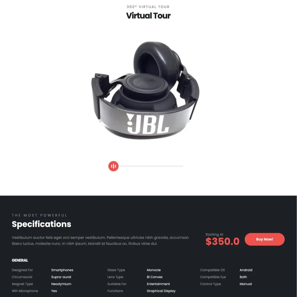 Single Product Website Design with Free VPS Web Hosting