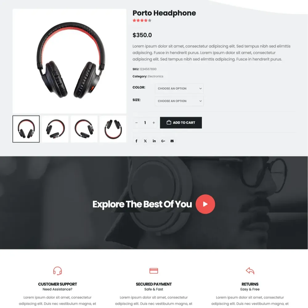 Single Product Website Design with Free VPS Web Hosting