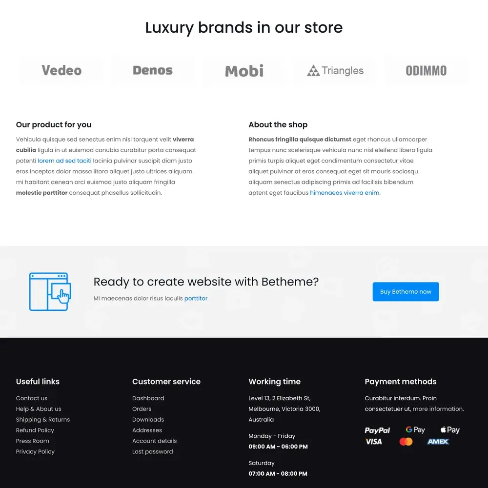 Smart Store Website Design with Free VPS Web Hosting
