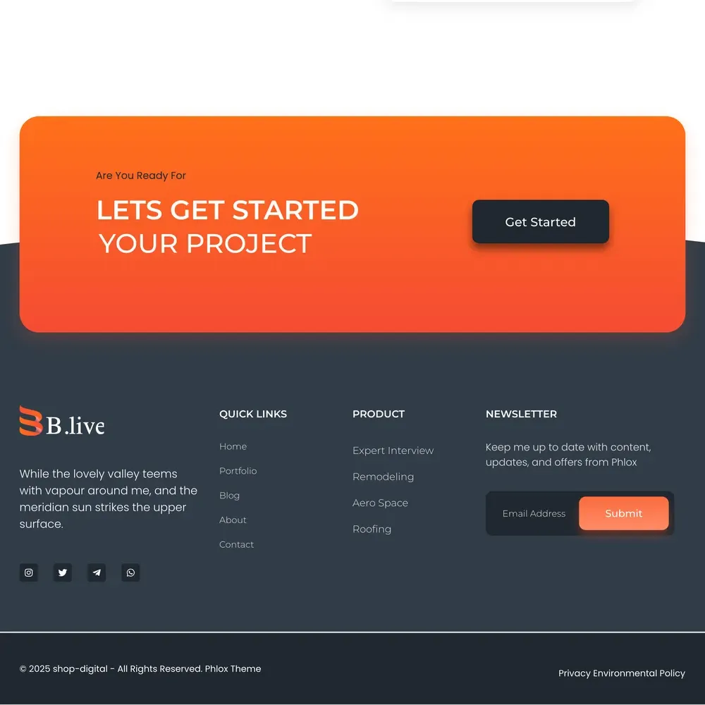 Social Agency Website Design with Free VPS Web Hosting