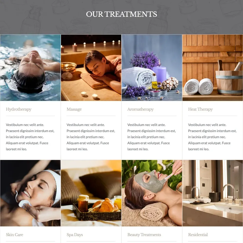 Massages Website Design with Free VPS Web Hosting