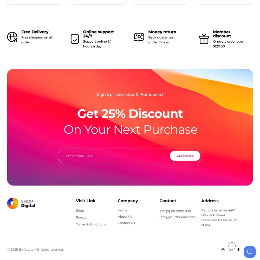 Tech Store Website Design with Free VPS Web Hosting