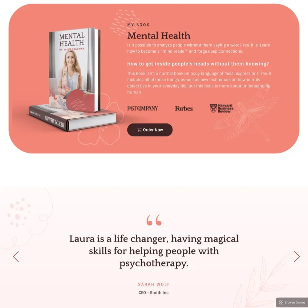 Therapist Website Design with Free VPS Web Hosting