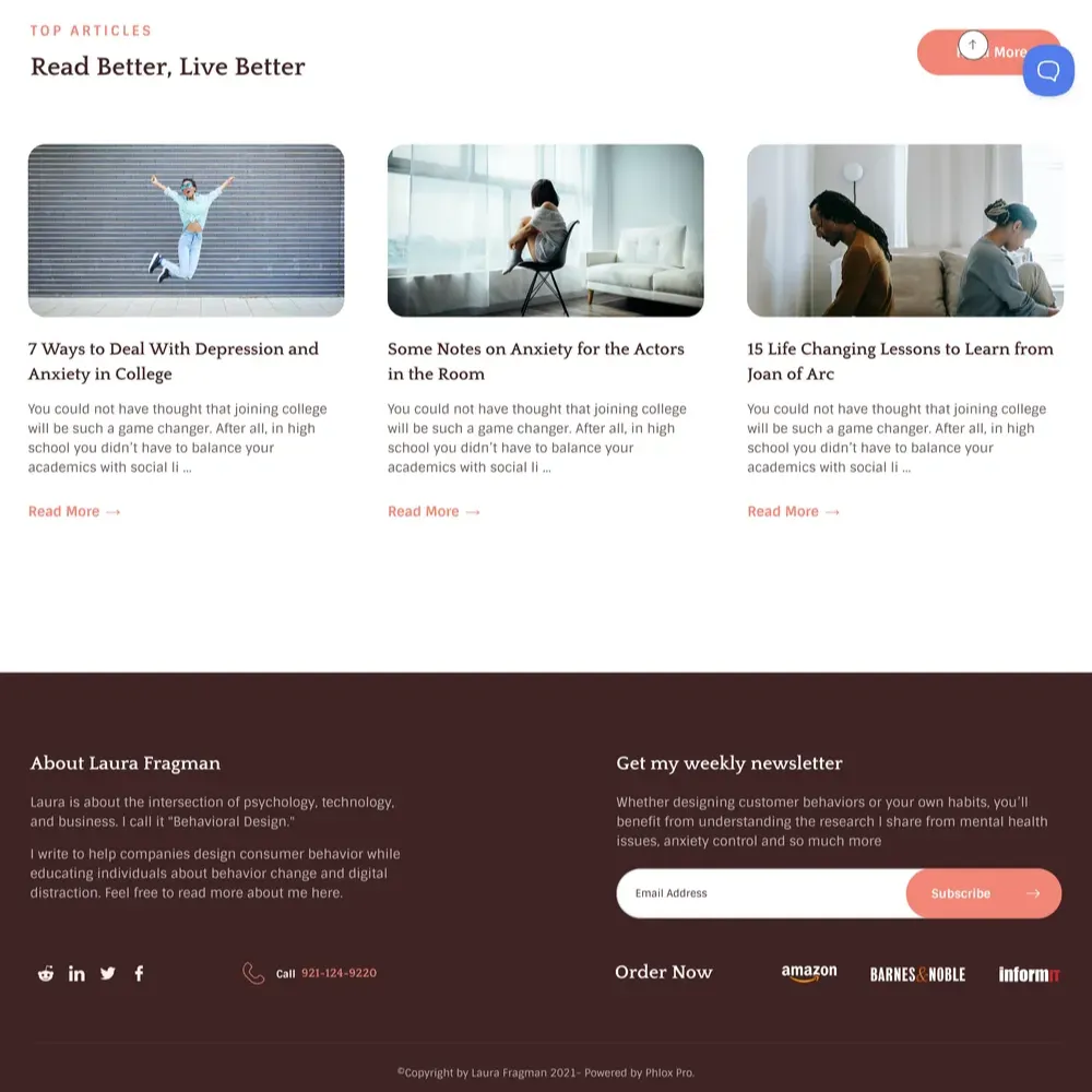 Therapist Website Design with Free VPS Web Hosting