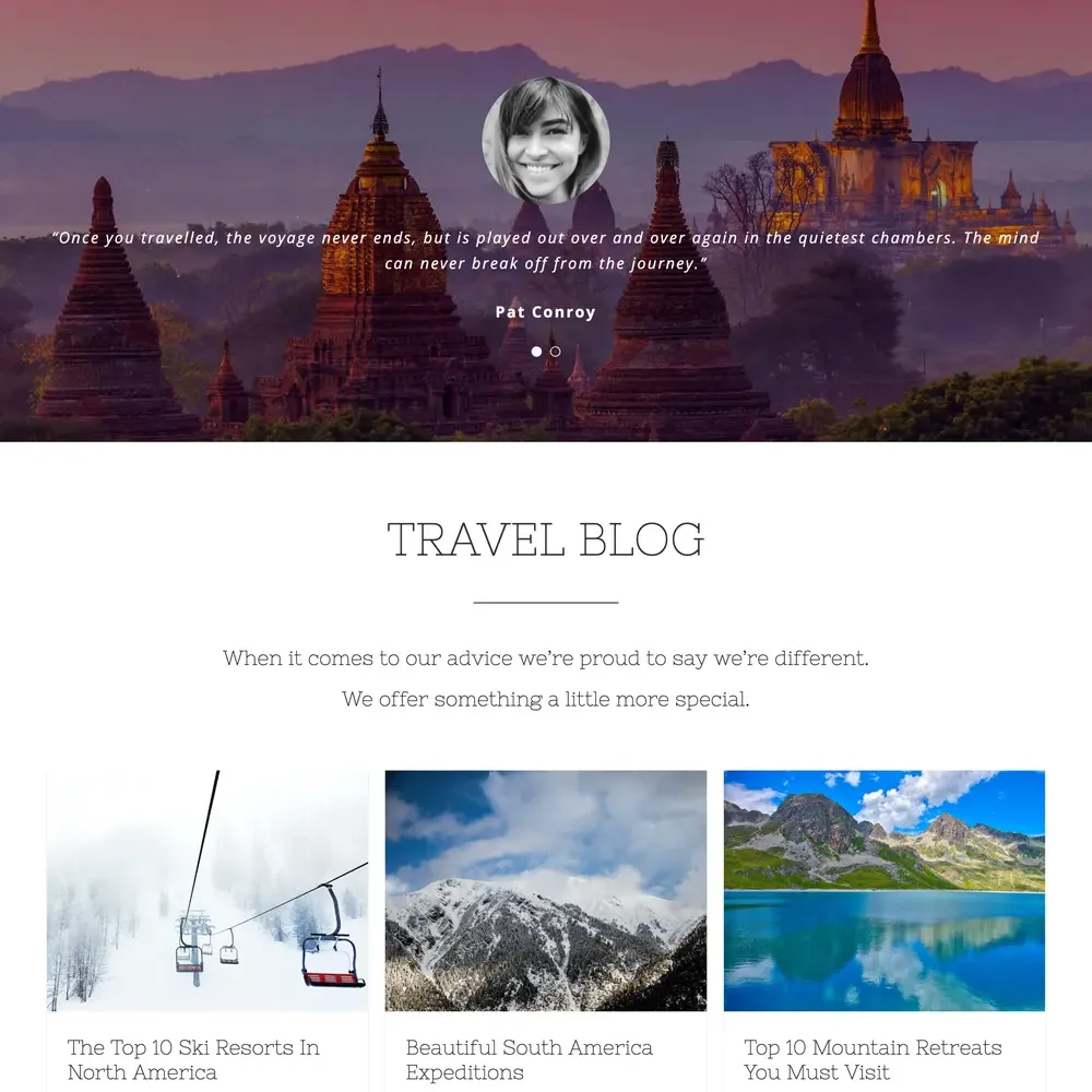 Tour Website Design with Free VPS Web Hosting