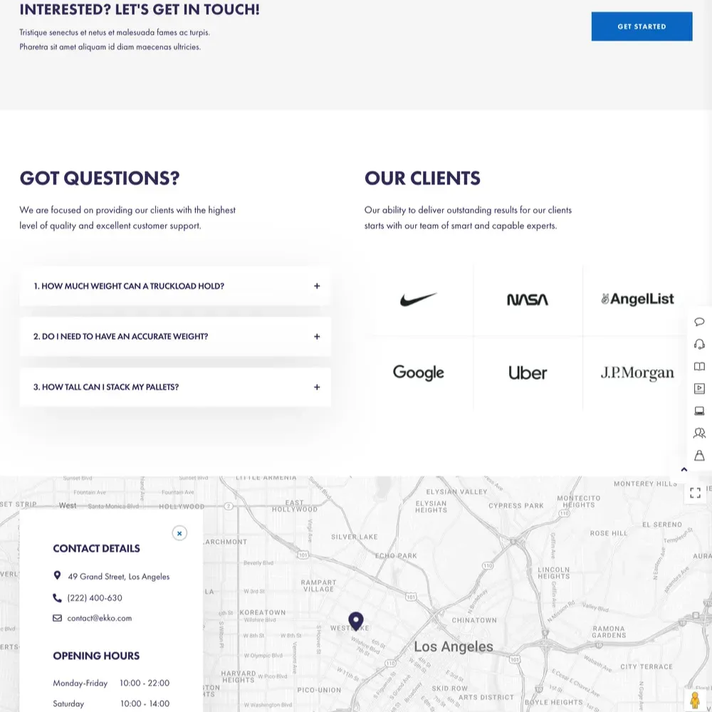 Logistic Website Design with Free VPS Web Hosting