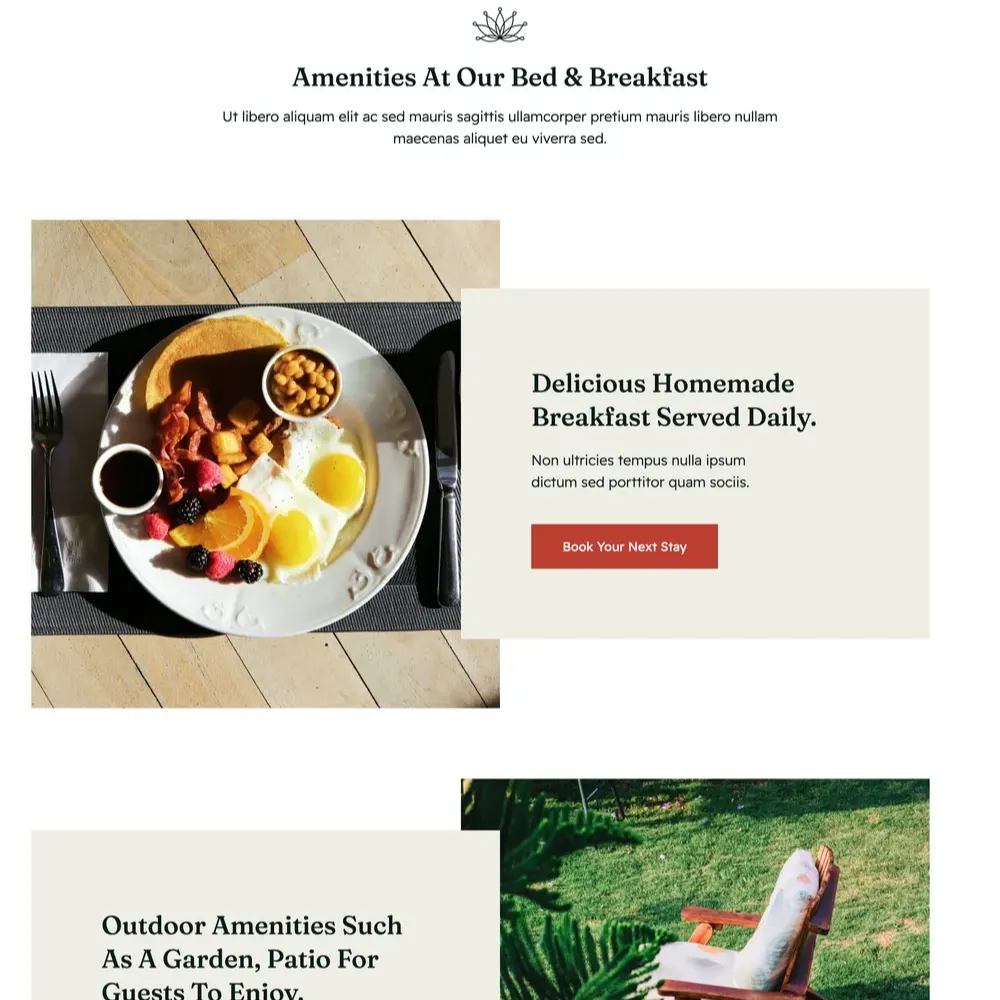 Home Accommodation Website Design with Free VPS Hosting
