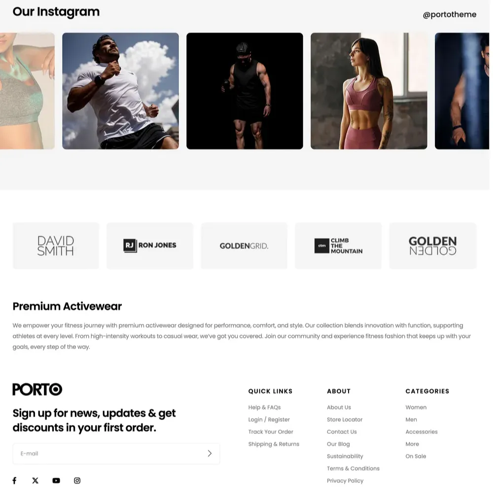 Underwear Shop Website Design