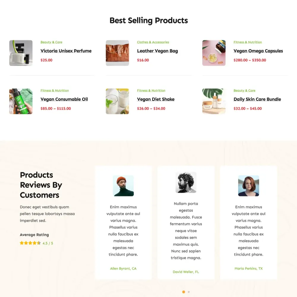 Vegan Store Website Design with Free VPS Web Hosting (1)