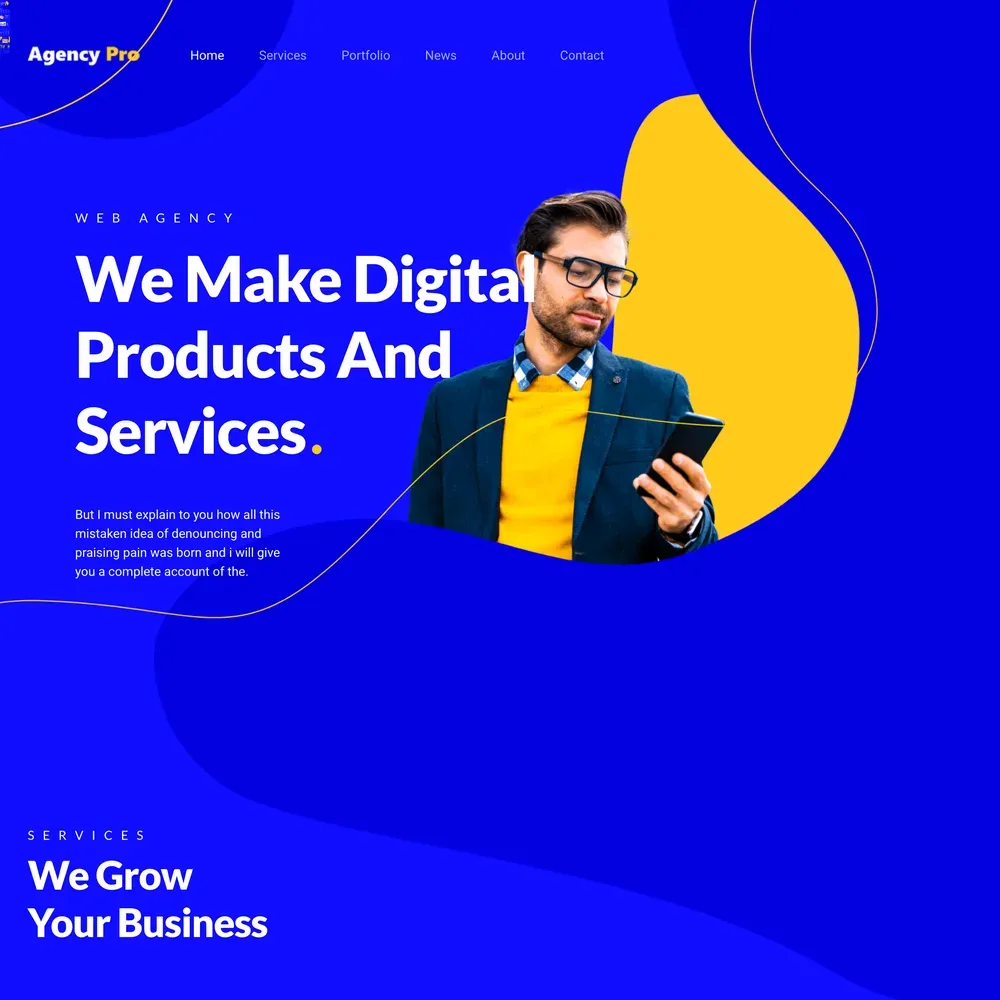 Web Agency Website Design with Free VPS Web Hosting